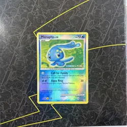 Manaphy 9/130 - Stamped Reverse Holo Rare - 2007 Diamond & Pearl Pokemon TCG - Image 1