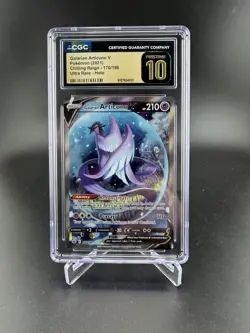 Pokemon Galarian Articuno V #170 Chilling Reign CGC Pristine 10 - Image 1