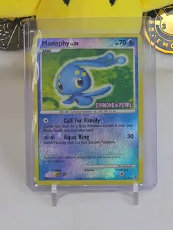 Manaphy Diamond & Pearl 9/130 Burger King Promos Reverse Holo Pokemon TCG - Image 1