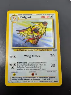 Pokemon Pidgeot Jungle 8/64 Holo 1999 WOTC TCG Card - MP - Image 4