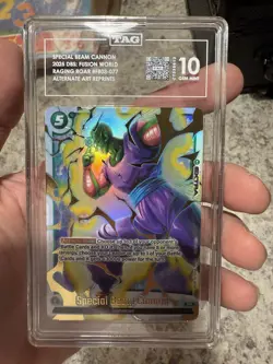 Dragon Ball Super Card Game Special Beam Cannon Alt Art Reprint Graded 10 - Image 1