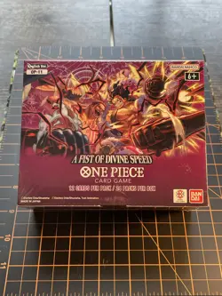 One Piece Card Game OP11 A Fist of Divine Speed Booster Box English SEALED - Image 1