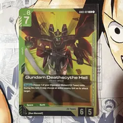 Gundam Deathscythe Hell Alternate Art Foil - GD03-021 R - Gundam TCG Card Game - Image 1