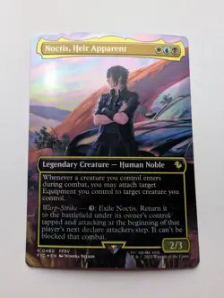 Noctis, Heir Apparent - UB Final Fantasy FIC - Borderless Foil - (0460) - NM - Image 1