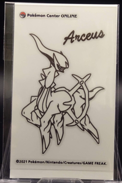 Arceus Pokemon Center Online Sticker Limited Nintendo Japanese F/S Seal - Image 1