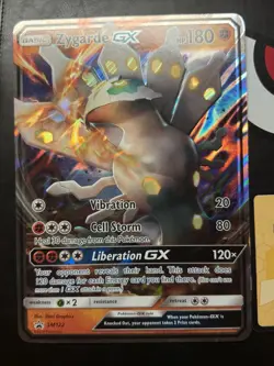 Zygarde GX Full Art SM122 Black Star Promo Holo Card Pokemon TCG Sun & Moon - Image 1
