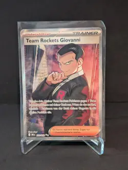 Pokemon Ewige Rivalen Deutsch - Team Rockets Giovanni Full Art 225/182 - Image 1