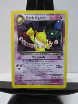 Pokemon TCG Dark Hypno 9/82 Holo Rare Team Rocket - Image 1