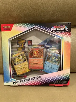 Pokemon TCG SV8.5 Prismatic Evolutions Poster Collection Factory Sealed - Image 1