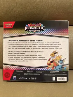 Pokemon TCG SV8.5 Prismatic Evolutions Poster Collection Factory Sealed - Image 2