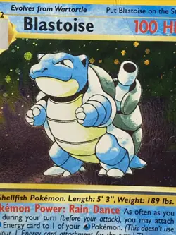 Pokemon TCG Blastoise 002/130 Base Set 2 Holo Rare Vintage 2000 WOTC - Image 2
