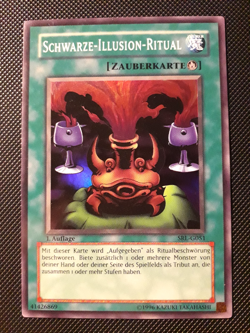 Yu-Gi-Oh! Schwarze-Illusion-Ritual, SRL-G051, SR, 1. Auflage, Deutsch, NM-EX - Image 1