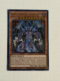 Yugioh Raviel, Lord of Phantasms SDSA-EN044 Ultra Rare 1st Ed NM - Image 1