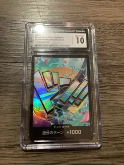 2024 One Piece CGC Gem 10 Don!! Japanese Premium Booster The Best Textured Foil - Image 1