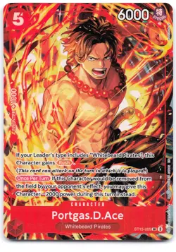 Portgas.D.Ace (Illustration Box Vol.5) ST15-005 Foil One Piece Promotion Cards - Image 1