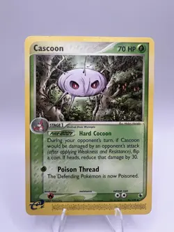 Cascoon 26/109 2003 EX Ruby & Sapphire Pokemon Card e-Reader Uncommon - Nm - Image 1