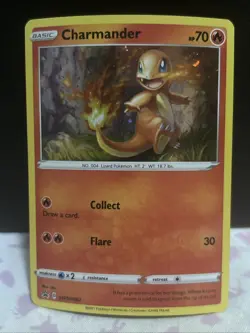 Charmander SWSH092 Sword & Shield Black Star Promo Pokemon Card - Image 1