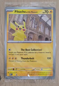 Pokemon x Natural History Museum: Pikachu at the Museum (Sealed) Promo Card - Image 1