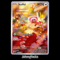 Stufful 154/132 – 2025 Mega Evolution Illustration Rare Holo - Pokemon Card (NM) - Image 1