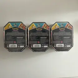 2021 Pokemon TCG - Eevee Evolutions Tin Set of 3 Factory Sealed - Image 2