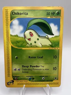 Pokemon TCG Chikorita Expedition 100/165 Regular Common - Image 1