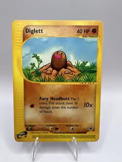 Pokemon TCG Diglett Expedition Base Set 106/165 Non Holo Common 2002 VTG WOTC LP - Image 1