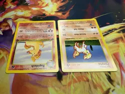 Rapidash 44/64 & Ponyta 60/102 1st Edition/Shadowless WoTC 1999 Pokemon TCG - Image 3