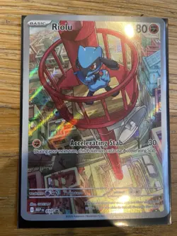 Pokemon TCG Riolu Illustration Rare Center Promo - Image 1