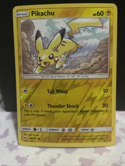 Pikachu 40/147 Pokemon Sm-Burning Shadows Reverse Holo - Image 1