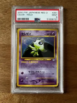 Pokemon TCG PSA9 Celebi-HOLO Awakening Legends (Japanese) No. 251 - Image 1