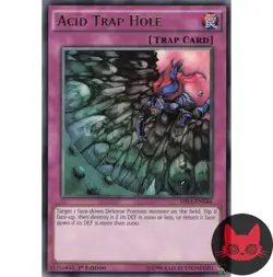 Yugioh Acid Trap Hole MILI-EN044 Rare 1st Edition NM - Image 1