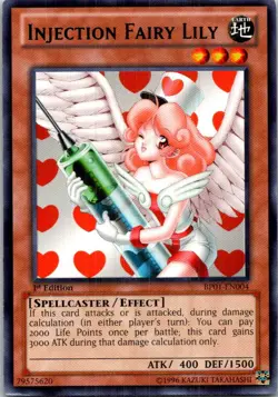Injection Fairy Lily BP01-EN004 Yu-Gi-Oh! 1st Edition Light Play - Image 1