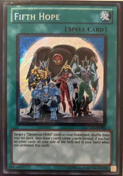 YuGiOh Fifth Hope Secret Rare LCGX-EN098 - Image 1