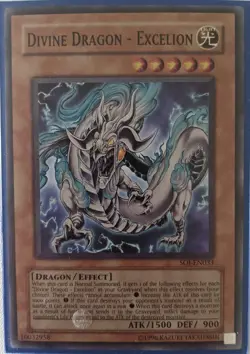 YuGiOh Divine Dragon - Excelion Super Rare SOI-EN033 - Image 1