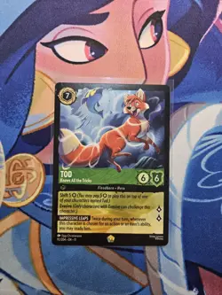 Disney Lorcana Tod - Knows All the Tricks 92/204 Legendary Winterspell Non-Foil - Image 1