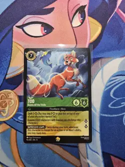Disney Lorcana Tod - Knows All the Tricks 92/204 Legendary Winterspell Non-Foil - Image 2