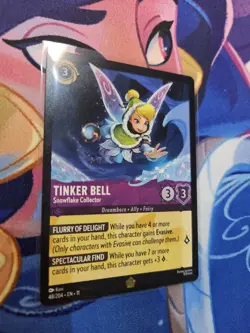 Tinker Bell - Snowflake Collector 48/204 Winterspell Regular Lorcana Disney - Image 2