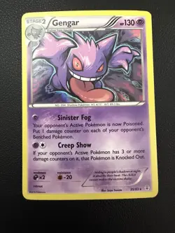 Pokemon Gengar TCG Holo Rare Card 35/83 XY Generations 2016 Near Mint - Image 1