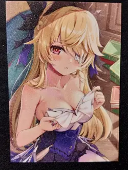 Fischl Goddess Story Doujin Frosted Waifu Trading Card Genshin Impact - Image 1