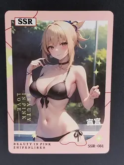 Yoimiya Love Heart Card Club Springtime Revealed Thick Genshin Impact SSR - Image 1