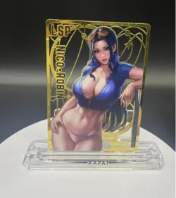 One Piece Waifu Collection Metal Gold NICO ROBIN Sexy Waifu Card - Image 1