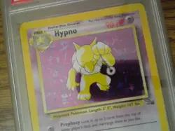 Hypno 8/62 Holo Rare Fossil Set Graded Pokemon Card - PSA 9 Mint - Gorgeous - Image 2