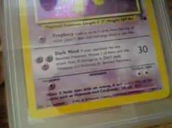 Hypno 8/62 Holo Rare Fossil Set Graded Pokemon Card - PSA 9 Mint - Gorgeous - Image 5