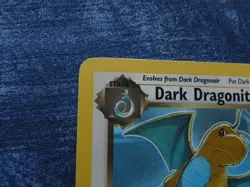 Pokemon Dark Dragonite 22/82 1st Edition Team Rocket Non Holo Rare WOTC card - Image 2