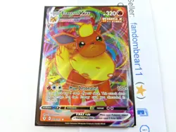 FLAREON VMAX ULTRA RARE card 018/203 Sword & Shild Evolving Skies 2021 Pokemon - Image 2