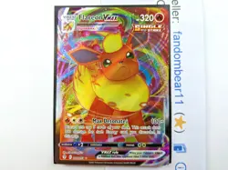 FLAREON VMAX ULTRA RARE card 018/203 Sword & Shild Evolving Skies 2021 Pokemon - Image 3