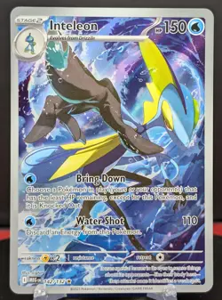 Pokemon Inteleon #142/132 English Mega Evolution Illustration Rare - Image 1