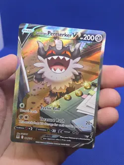Pokemon Lost Origin Galarian Perrserker V 184/196 Alternate Art Ultra Rare NM - Image 2