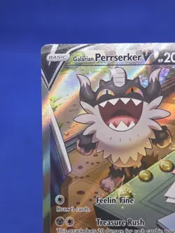 Pokemon Lost Origin Galarian Perrserker V 184/196 Alternate Art Ultra Rare NM - Image 3
