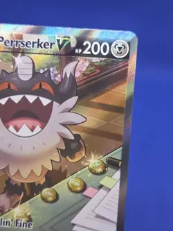 Pokemon Lost Origin Galarian Perrserker V 184/196 Alternate Art Ultra Rare NM - Image 4